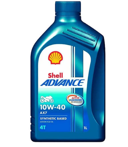 Shell Advance 4T AX7 10W40 Synthetic 4 Stroke "1L"